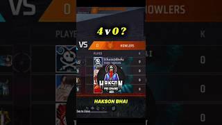 SUDIP SARKAR VS HAKSON PRO GAMING1VS4 AGAINST @HaksonProGaming  SQUAD #freefire #shorts #trending