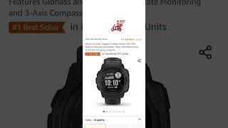 Garmin Instinct, Rugged Outdoor Watch with GPS, Features Glonass and Galileo  #discountsales