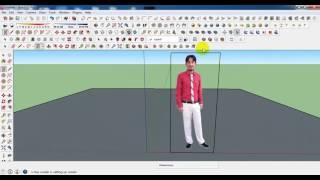 How to Import Png People  in Sketchup