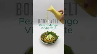 Try this delicious Peach Mango Vinaigrette made with BodyMelt Energy Blend For Your Summer Salad.