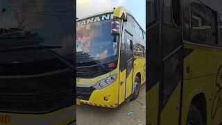 VRL Travels New Non AC Sleeper Bus Departuring From Parking Yard Bangalore