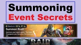 Summoning Event ~Secret Strategy~ Explained (RAID: Shadow Legends)