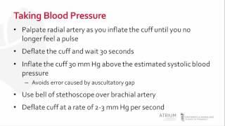 A Focus Series on Hypertension - Blood Pressure Technique