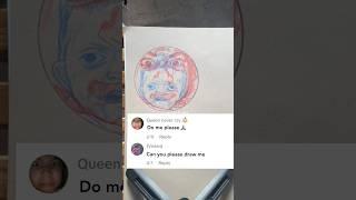 Drawing my Subscribers with 3D Glasses! #art #drawing #glassesart #trendingshorts #artist #shorts