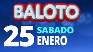 Resultado del Baloto del Sábado 25 de Enero de 2025  Ganador 