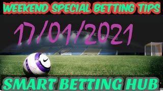 football predictions today | 17/01/2021 | Betting tips today | smart betting hub