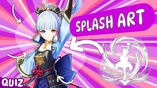 [QUIZ] GUESS GENSHIN IMPACT CHARACTERS BY SPLASH ARTS