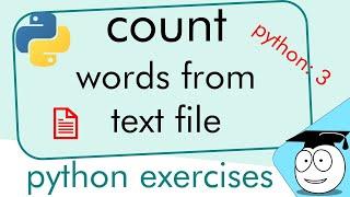 PYTHON TUTORIALS | count words from a file | #Shorts