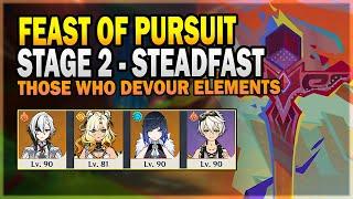 Feast of Pursuit - Stage 2: Those Who Devour Elements - Steadfast Difficulty | Genshin Impact