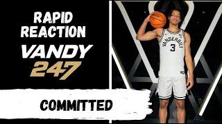 RAPID REACTION: Vanderbilt lands 2025 wing Chandler Bing