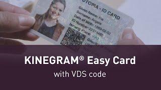 KINEGRAM Easy Card with VDS code