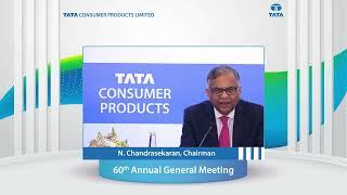 Webcast Recording of Tata Consumer Products 60th Annual General Meeting (AGM) 2022-23