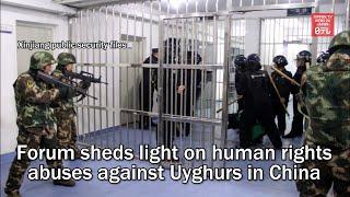 International forum sheds light on human rights abuses against Uyghurs in China