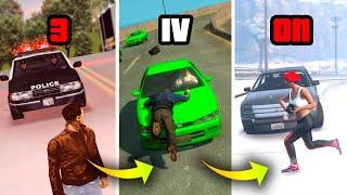 Wasted by Getting Hit by a Car in GTA Games (Ragdoll Evolution)