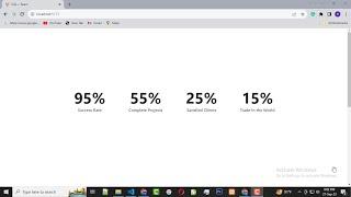 Counter up on Scroll in react js | Scroll to Animate Counter in React | React Counter