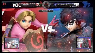 Hawk (Young Link) vs C. Falcon (Joker) - The Laffy Smash (Winner's Round 1)