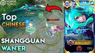 Top Chinese Shangguan Wan'er Legendary Skin Gameplay | Honor of Kings