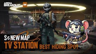 Tv station best Hiding spot near extraction|Arena Breakout gameplay #arenabreakout