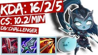 Kalista ADC vs Ashe s11 (KDA: 16/2/5) - FULL GAME CHALLENGER REPLAY