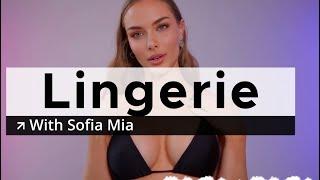 Lingerie Try On Haul With Sofia Mia Private Model