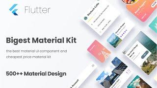 Flutter Bigkit - Flutter Material Widget Component in UI kit flutter