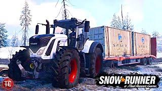 SnowRunner: FARM TRACTOR! Customization, Mud Testing, Towing, & MORE