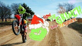 THE GRINCH STEALS A MOTORCYCLE!?!? At Texplex park