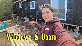 It changed Everything...Windows and Doors (Ep 10) Off Grid Cabin Build