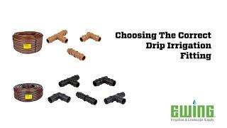 Choosing The Correct Drip Irrigation Fitting