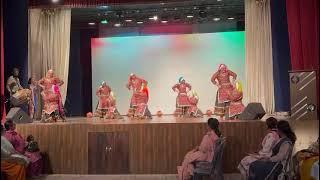 Guru Nanak Girls College Students performing Folk Dance #Sammi