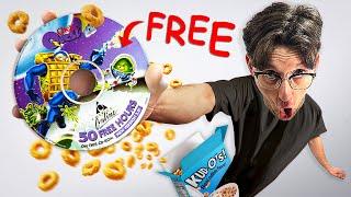 Cereal Box Games Were Insane