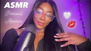 ASMR | Sweet Personal Attention  (Kisses, Clicky whispers, Mouth Sounds)