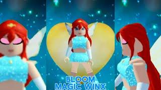 Bloom Magic Winx Transformation🩵 | By @WinxClubRoblox1  | DON’T USE