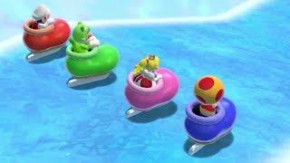 Super Mario 3D World 100% Walkthrough - World 6 (4 Players)