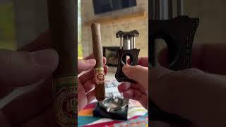  SAVORING A SMOOTH TASTING ARTURO FUENTE CIGAR ON A SUMMER DAY! ️ #cigar #asmr #cigarshow