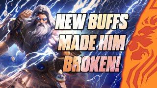 ZEUS BUFF MADE HIM BROKEN FT. WEAK3N!