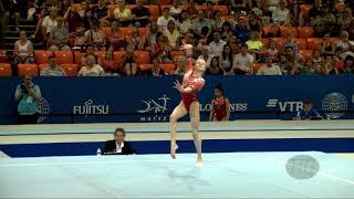 LISTUNOVA Viktoriia (RUS) - 2019 Artistic Junior Worlds, Gyor (HUN) - Qualifications Floor Exercise