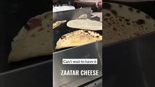 Zaatar Cheese is Arabic best bread ever #shorts #zaatar #cheese #baked #breakfast #yummy #stay #food