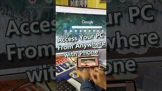  Access your pc in your phone from anywhere in world  Access your pc remotely #shorts #ytshorts