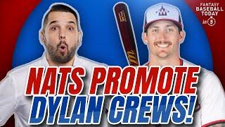 Dylan Crews Promoted by the Nationals! Bowden Francis Dominates! | Fantasy Baseball Advice