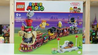 LEGO Super Mario 71437 The Bowser Express Train Speed Build Review