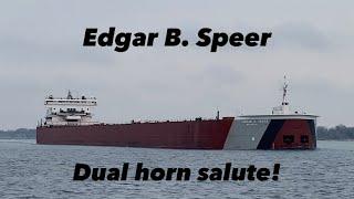 Edgar B. Speer - Dual Horn Captains Salute!