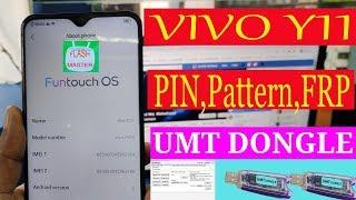 vivo y11 (1906) pattern pin password FRP, unlock umt 100%tested