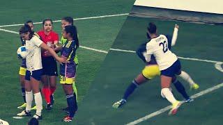 USWNT's HEATED GAME against Colombia - Fouls & Tough Duels