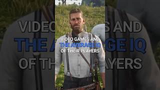 Your IQ Based On The Video Games You Play #shorts #gaming #rdr2 #gta #eldenring #darksouls #apex