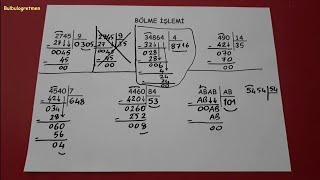 4.sınıf bölme işlemi anlatımı @Bulbulogretmen   #4sınıf #bölme #matematik #keşfet