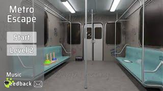 Metro Escape Level 1 &  2 (Isotronic CrazyGames) Full Walkthrough