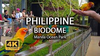 [4K] Manila Ocean Park's PHILIPPINE BIODOME | New Attraction | Walk Tour Island Times