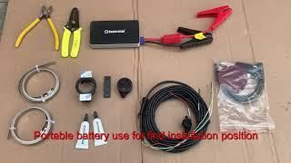 Anti-Fuel Theft BLE Ultrasonic fuel level sensor UL212 site installation guidance