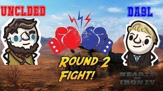 HoI4 по сети с разработчиком игры Hearts of Iron 4 | UnclDeD vs Da9L ROUND 2